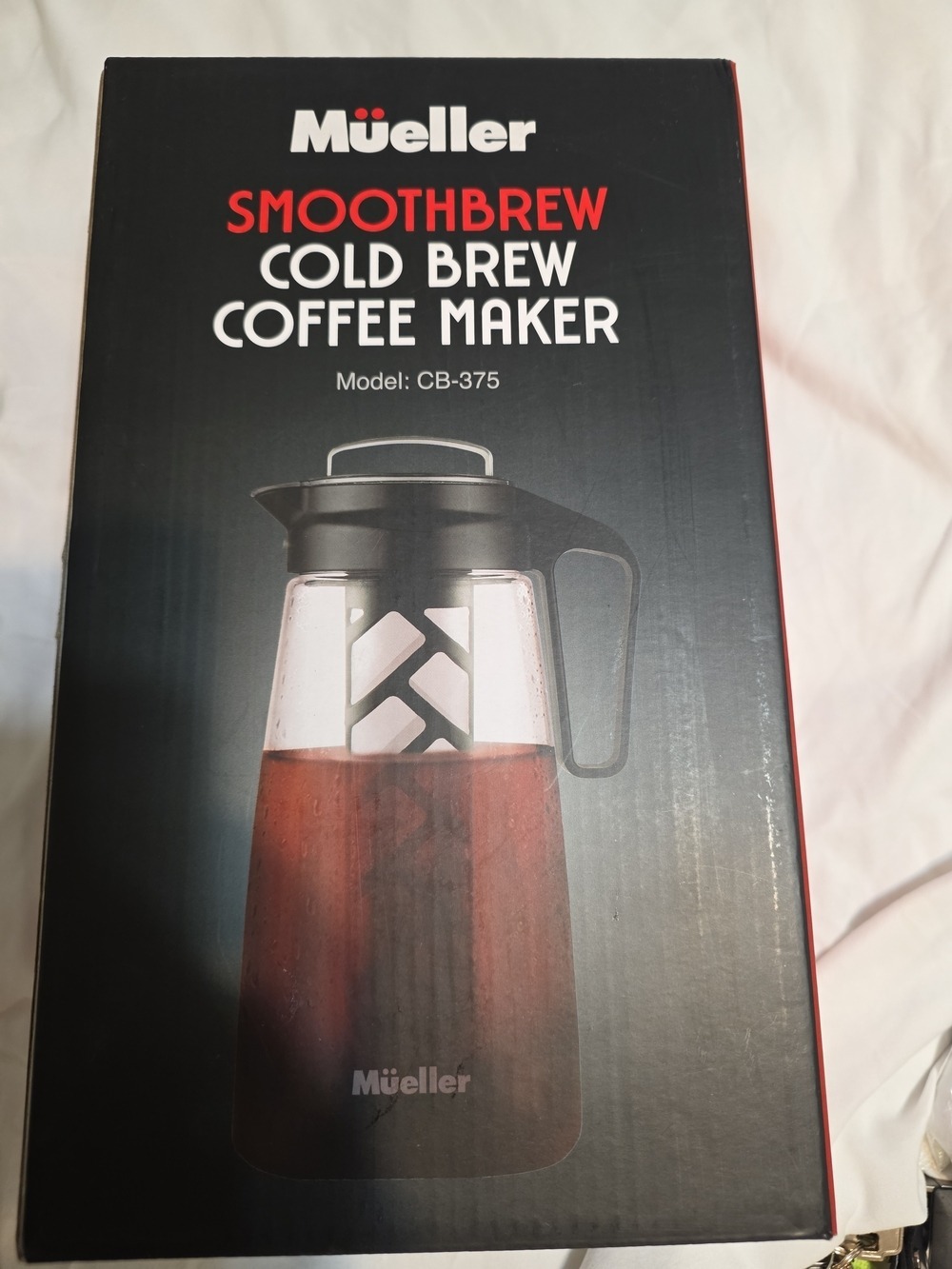 Mueller SmoothBrew Cold Brew Coffee Maker – Black